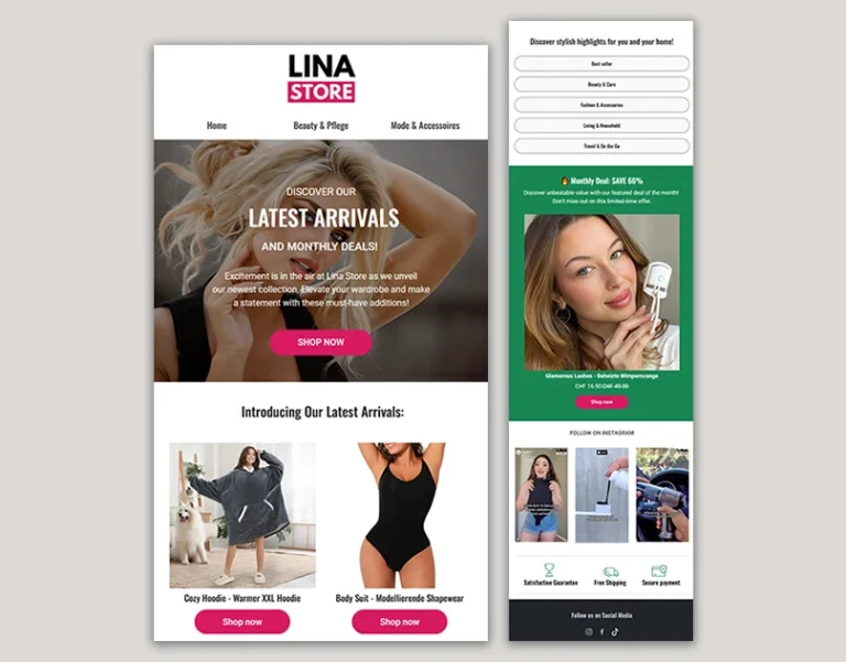 Klaviyo Newsletter Design