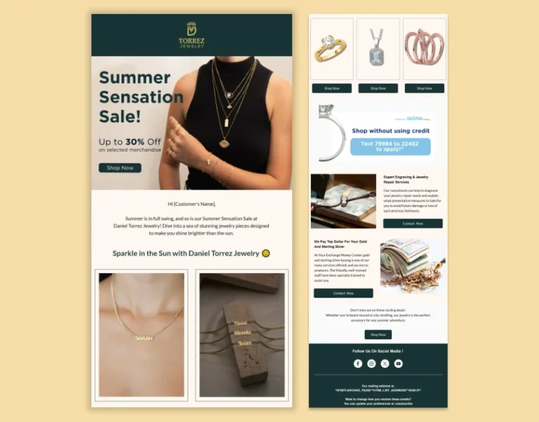 Mailchimp Email Template Design